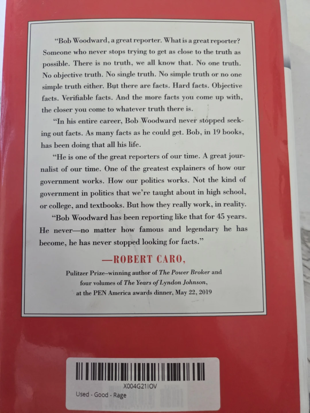 Rage by Bob Woodward - photo 2