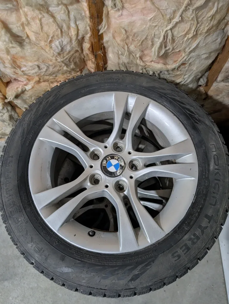 (4)-205/55R16 Winter Tires/Rims Off 2008 BMW 3 Series