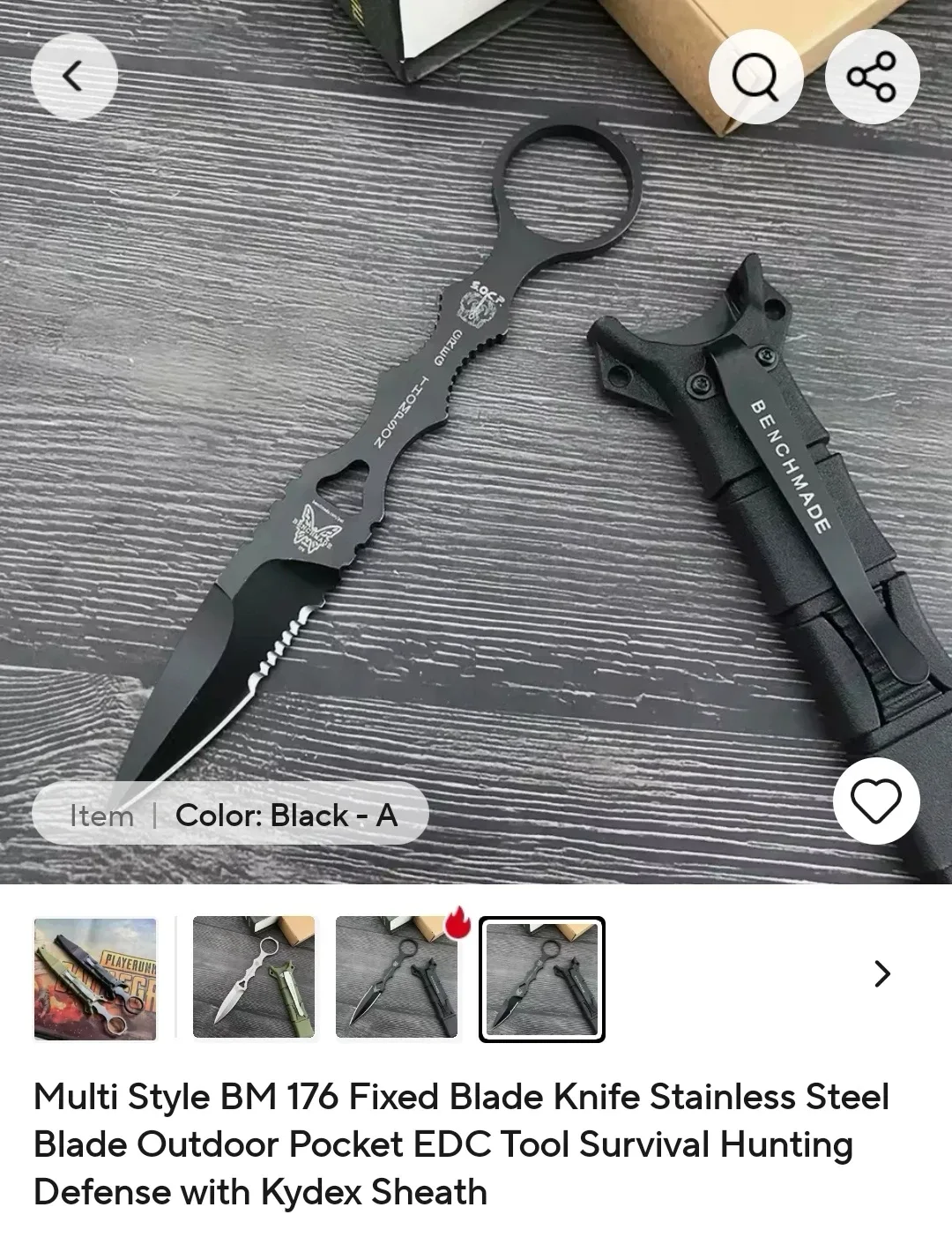 Benchmade Knife image indicator(2)