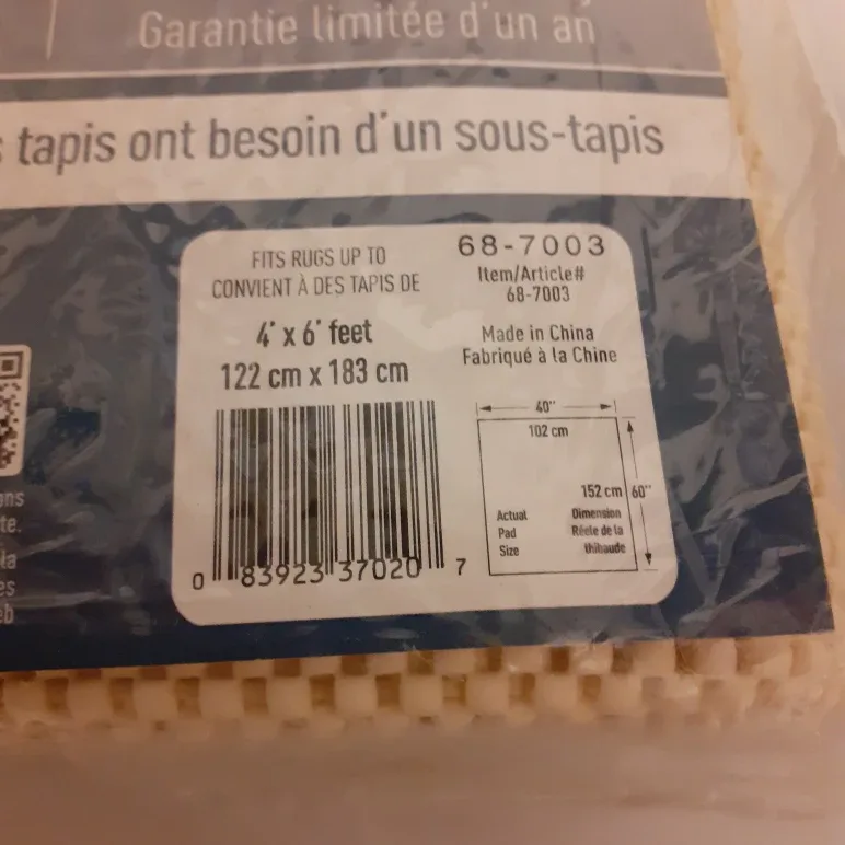 NEW~Grip Rug Pad 4' x 6' image indicator(2)