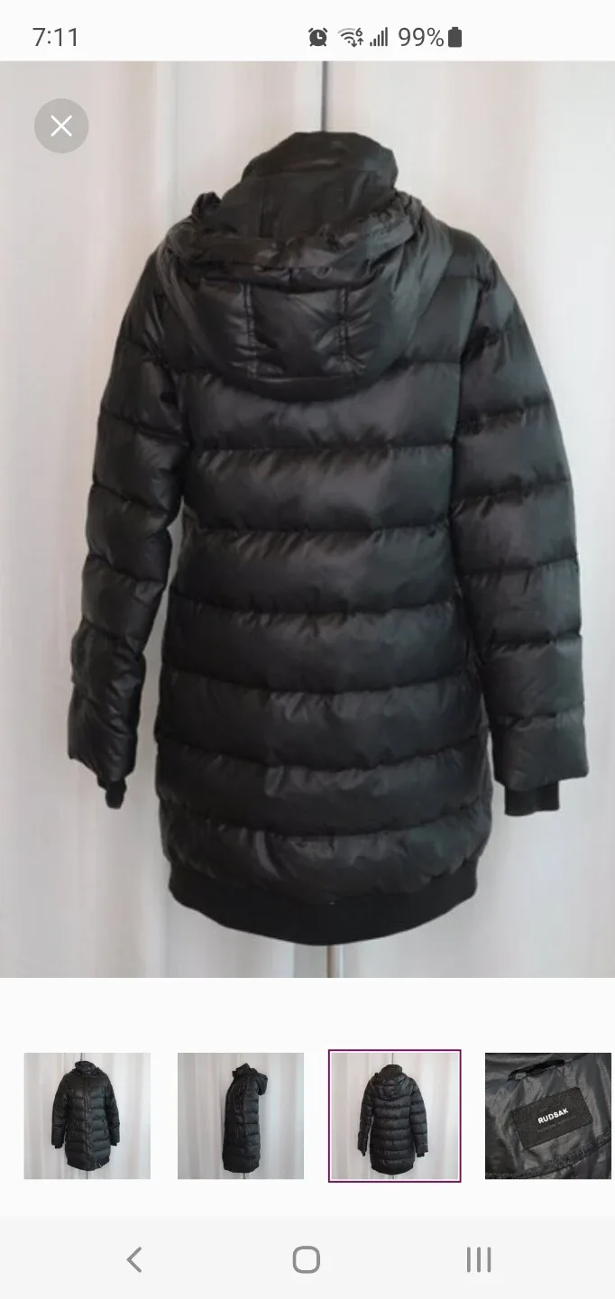 Rudsak Black Puffer Jacket image indicator(3)