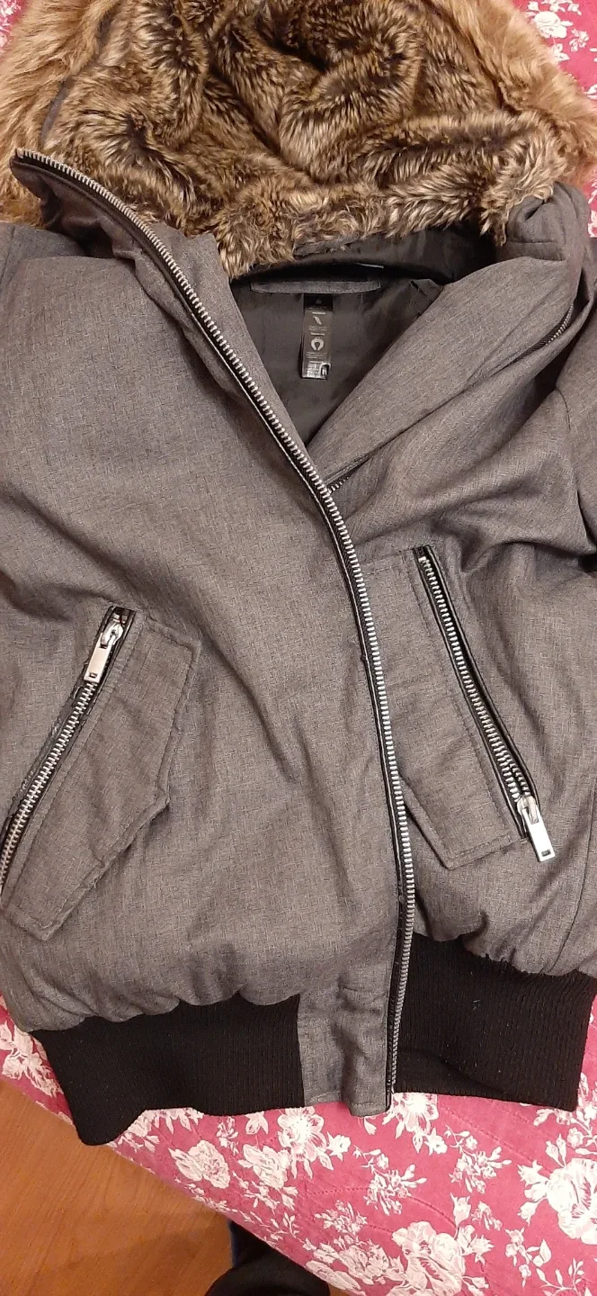 Storm Mountain Down & Feather Filled Jacket with Faux Fur Hood image indicator(7)