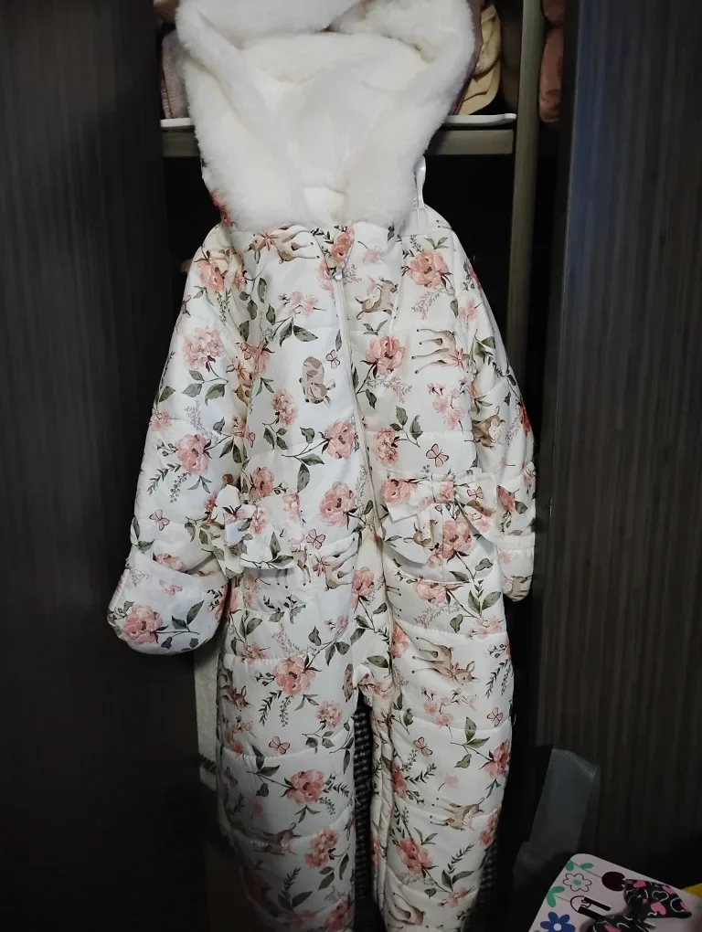 Tahari Baby Floral Snowsuit