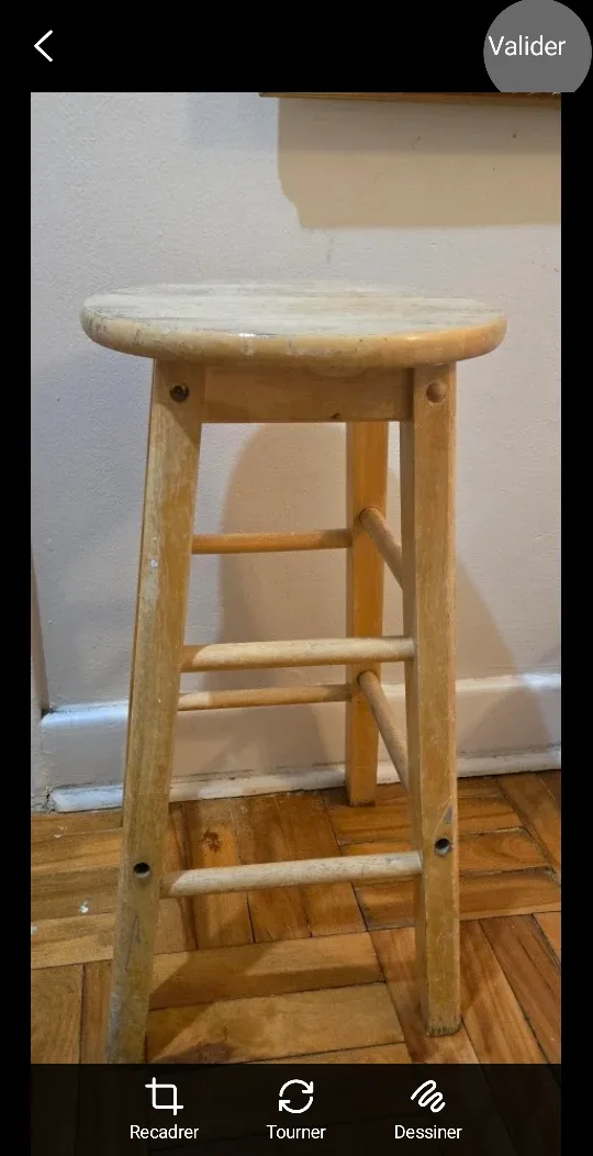 Wooden Stool image indicator(2)