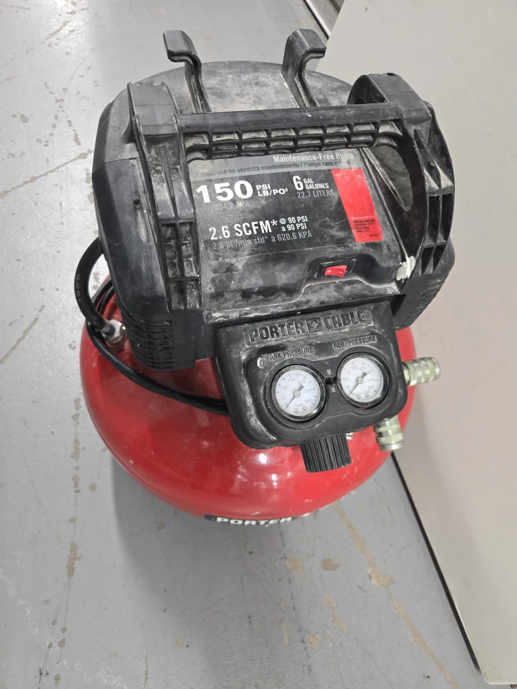 Porter Cable 6 Gal Air Compressor