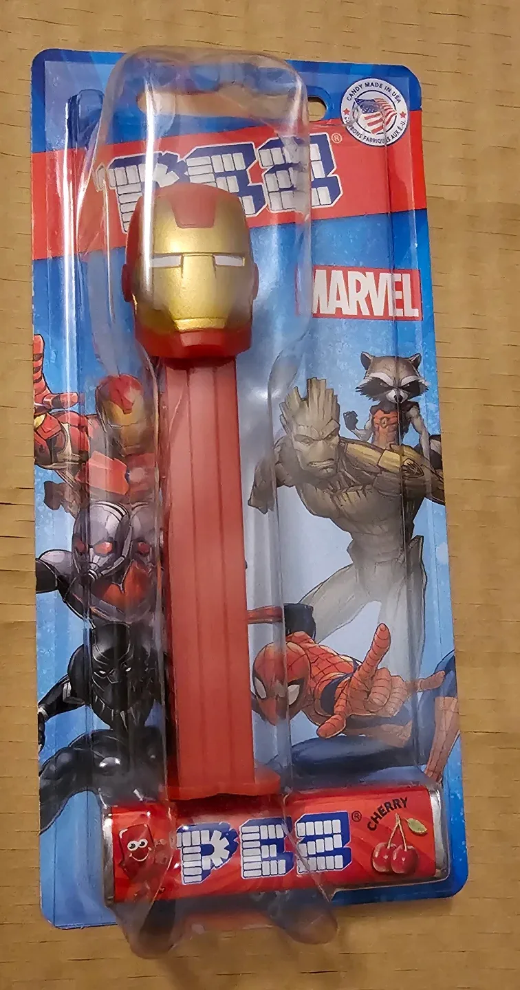 Marvel Iron Man Pez Dispenser - New in Package!