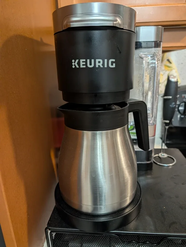 Keurig Coffee Maker - Black & Silver