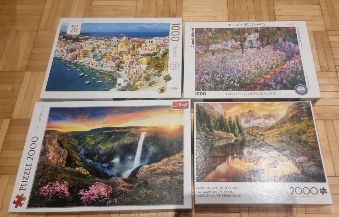 1000 & 2000 Pieces Puzzles