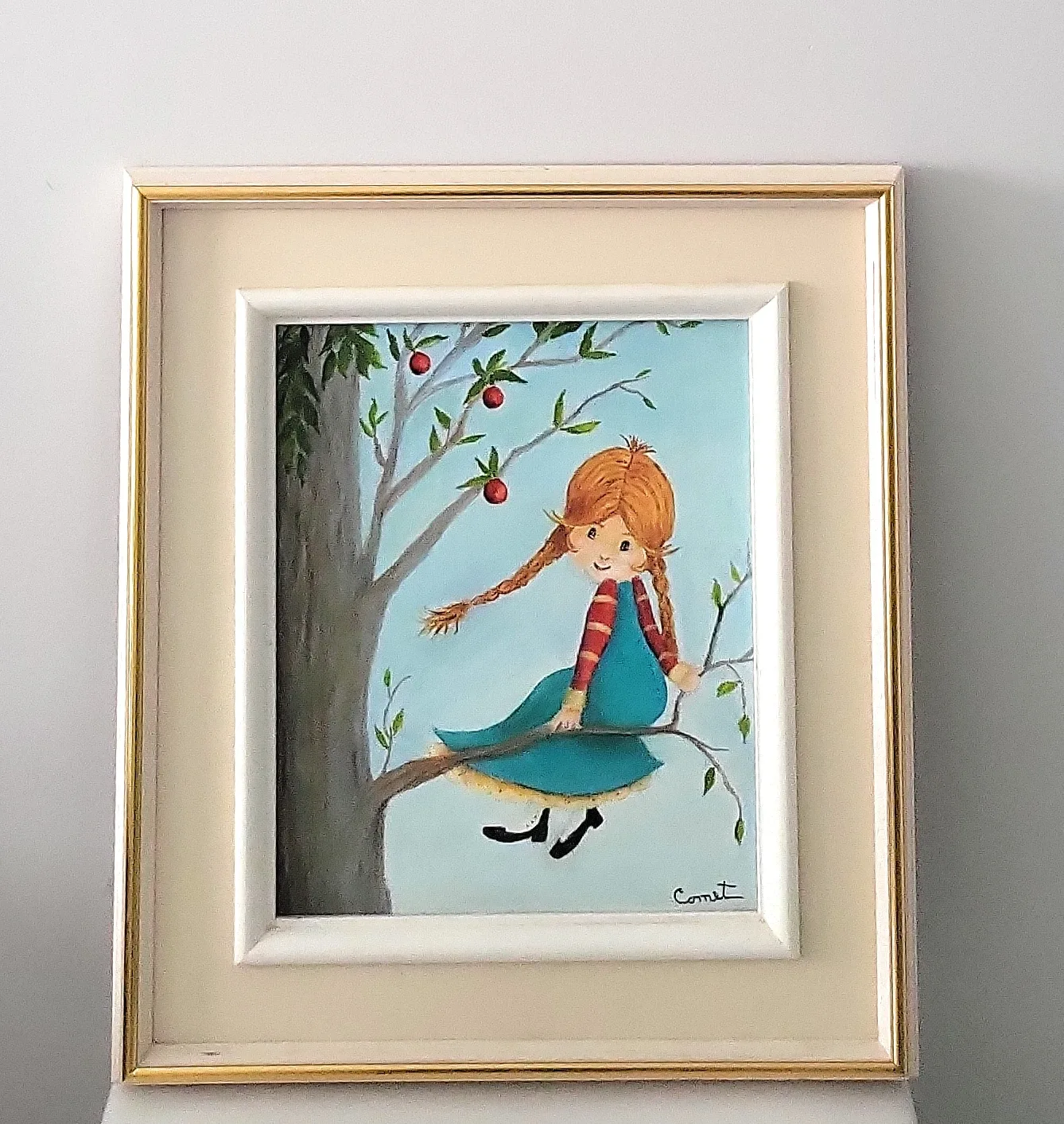 Original art signed "Cornet" Anne of Green Gables Style image indicator(6)