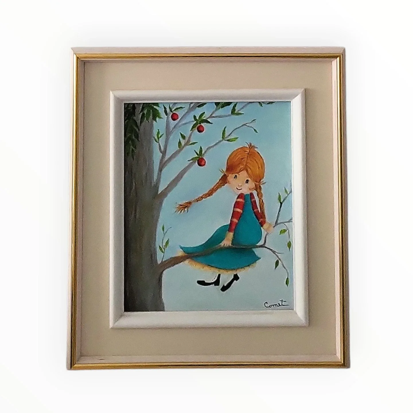 Original art signed "Cornet" Anne of Green Gables Style image indicator(9)