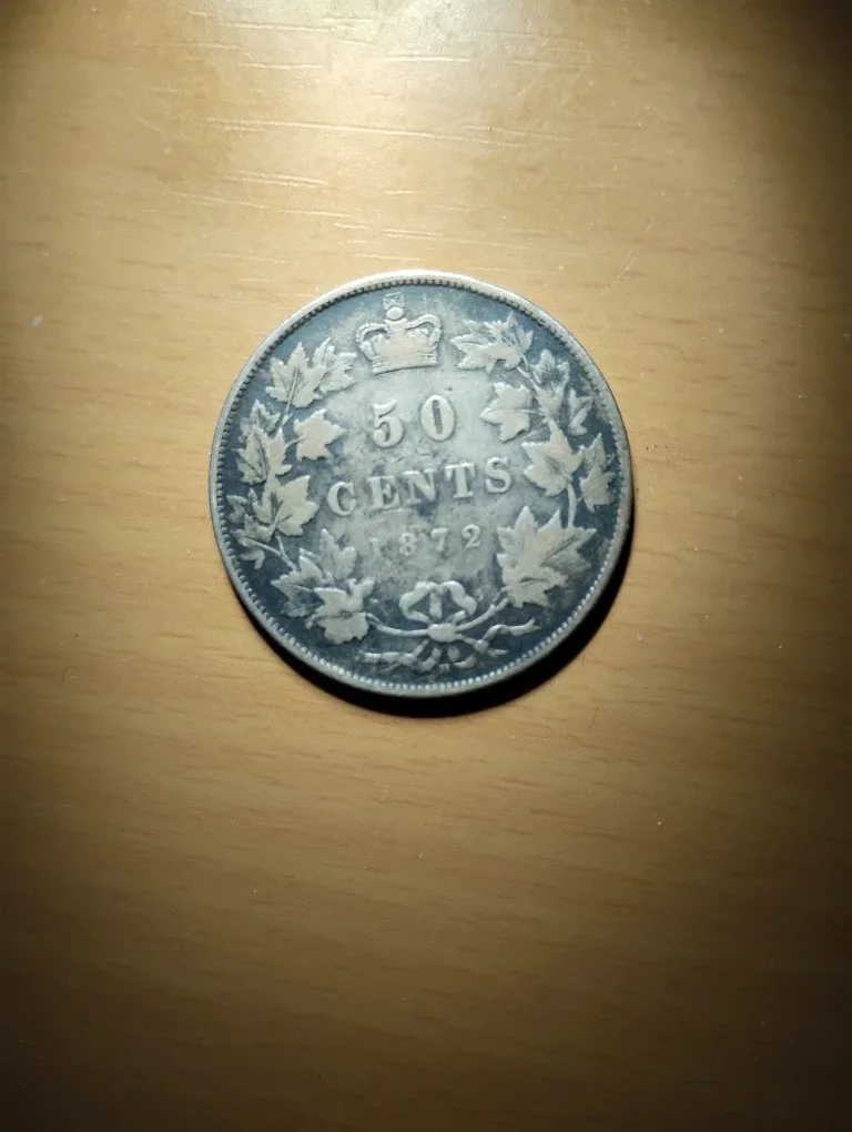 1872 Canadian 50 Cent Coin image indicator(2)
