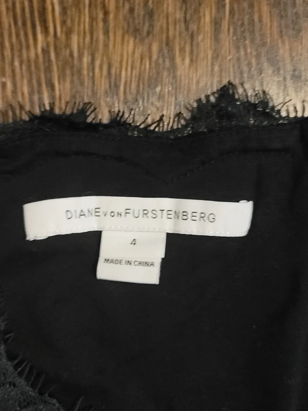 Diane von Furstenberg Black Lace Dress - Size 4 image indicator(2)