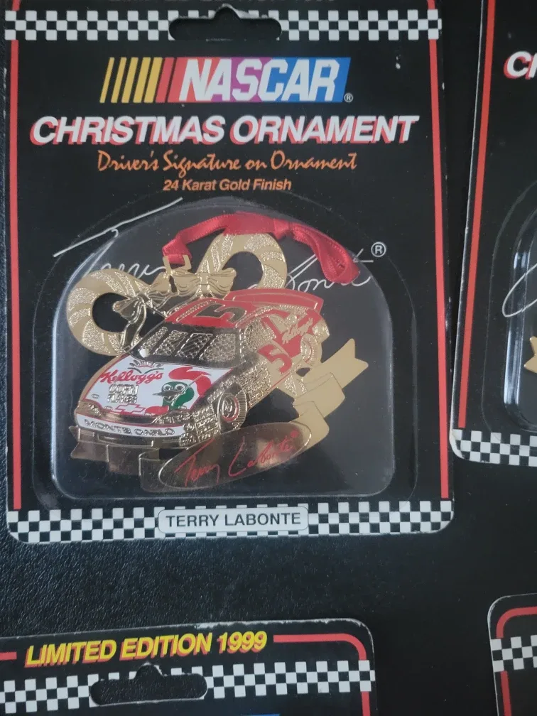 NASCAR 1999 Limited Edition Christmas Ornaments image indicator(2)
