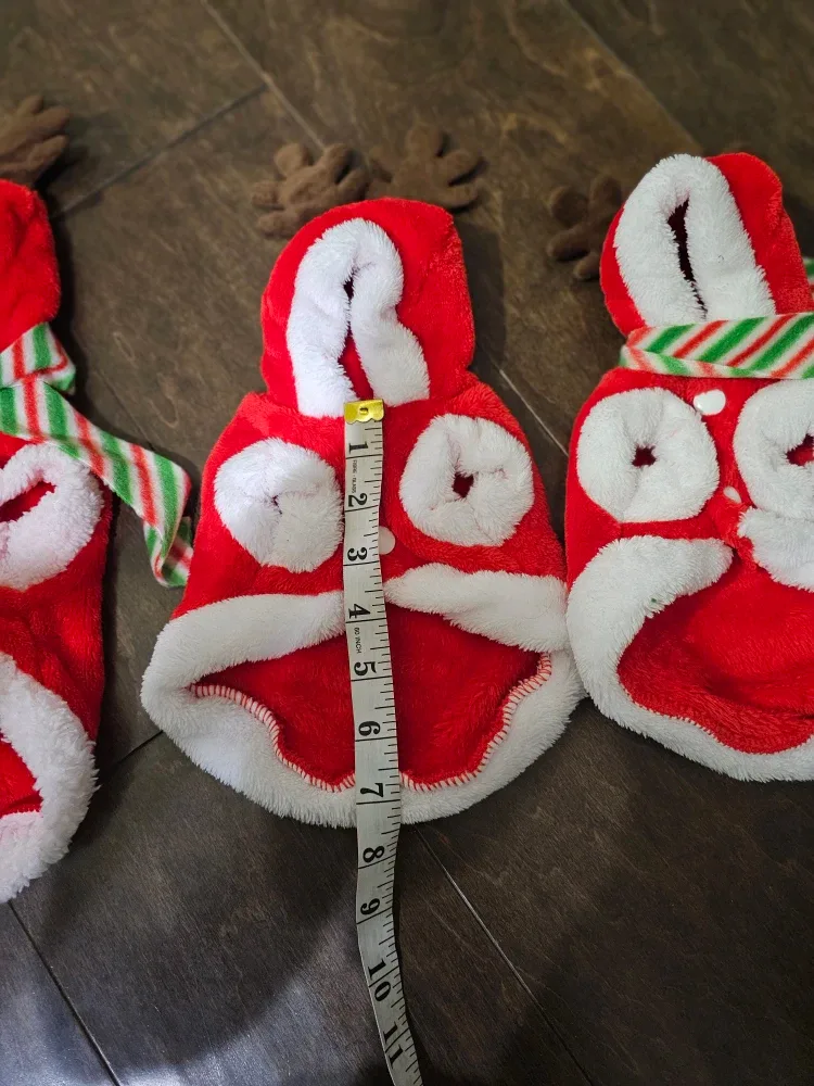 Christmas Puppy Clothes, Warm Pet Dog Cat Jacket Coat, Winter... image indicator(6)