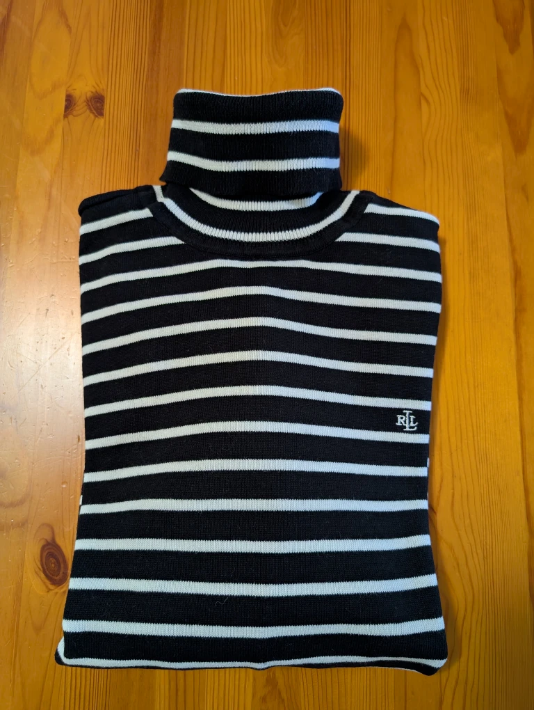 Ralph Lauren Striped Turtleneck - Size L