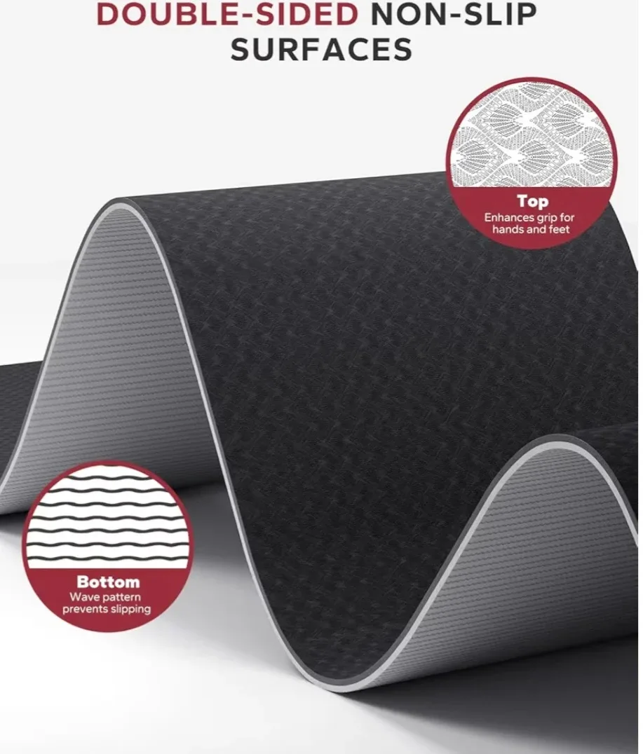 Hapbear Yoga Mat with Storage Bag & Resistance Bands