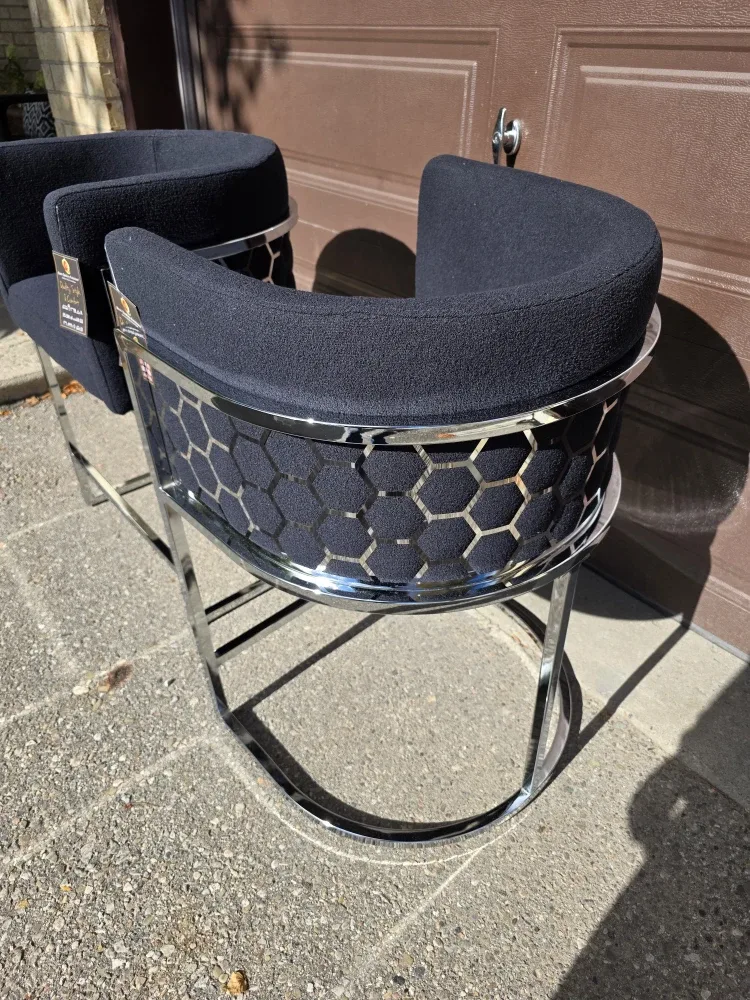 2  New boucle bar stools image indicator(4)