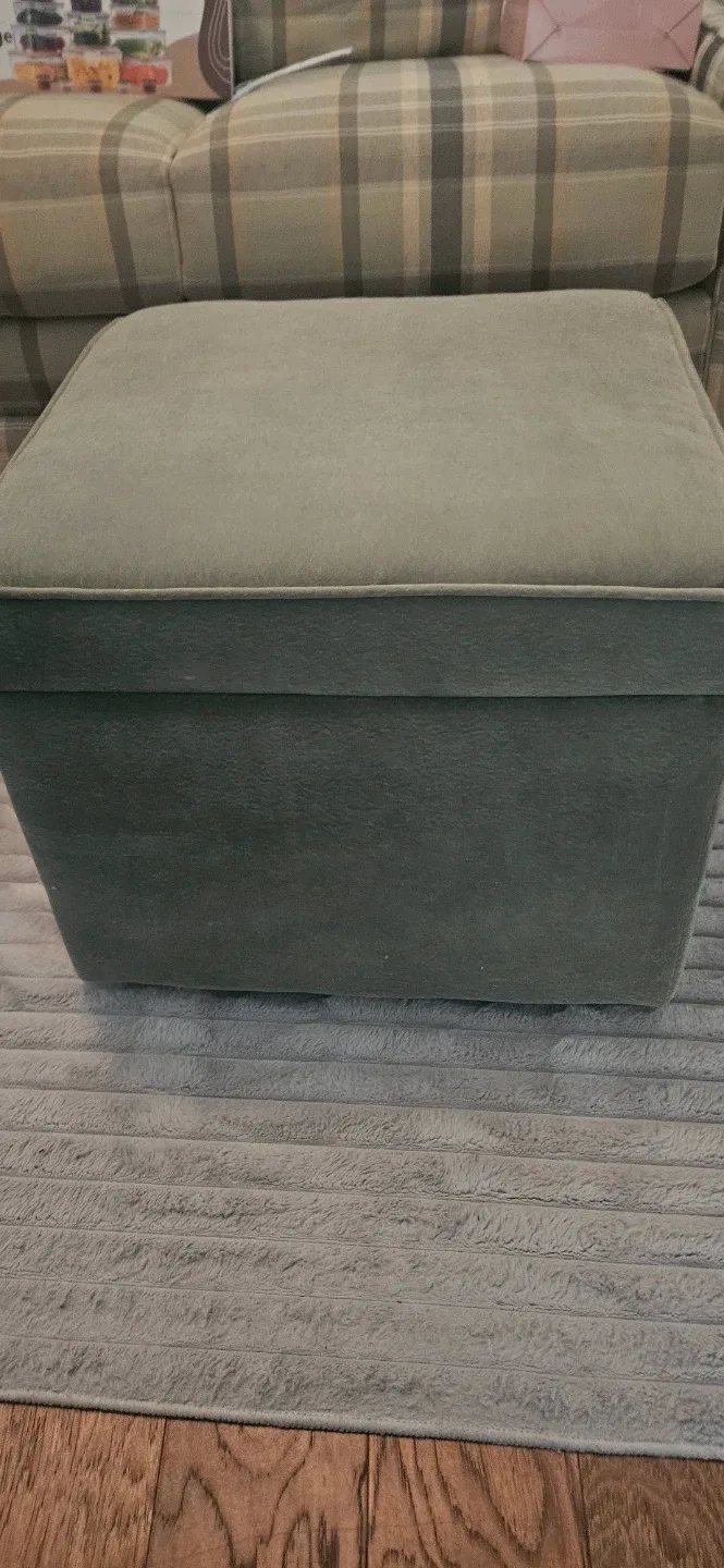 Storage Ottoman - Green