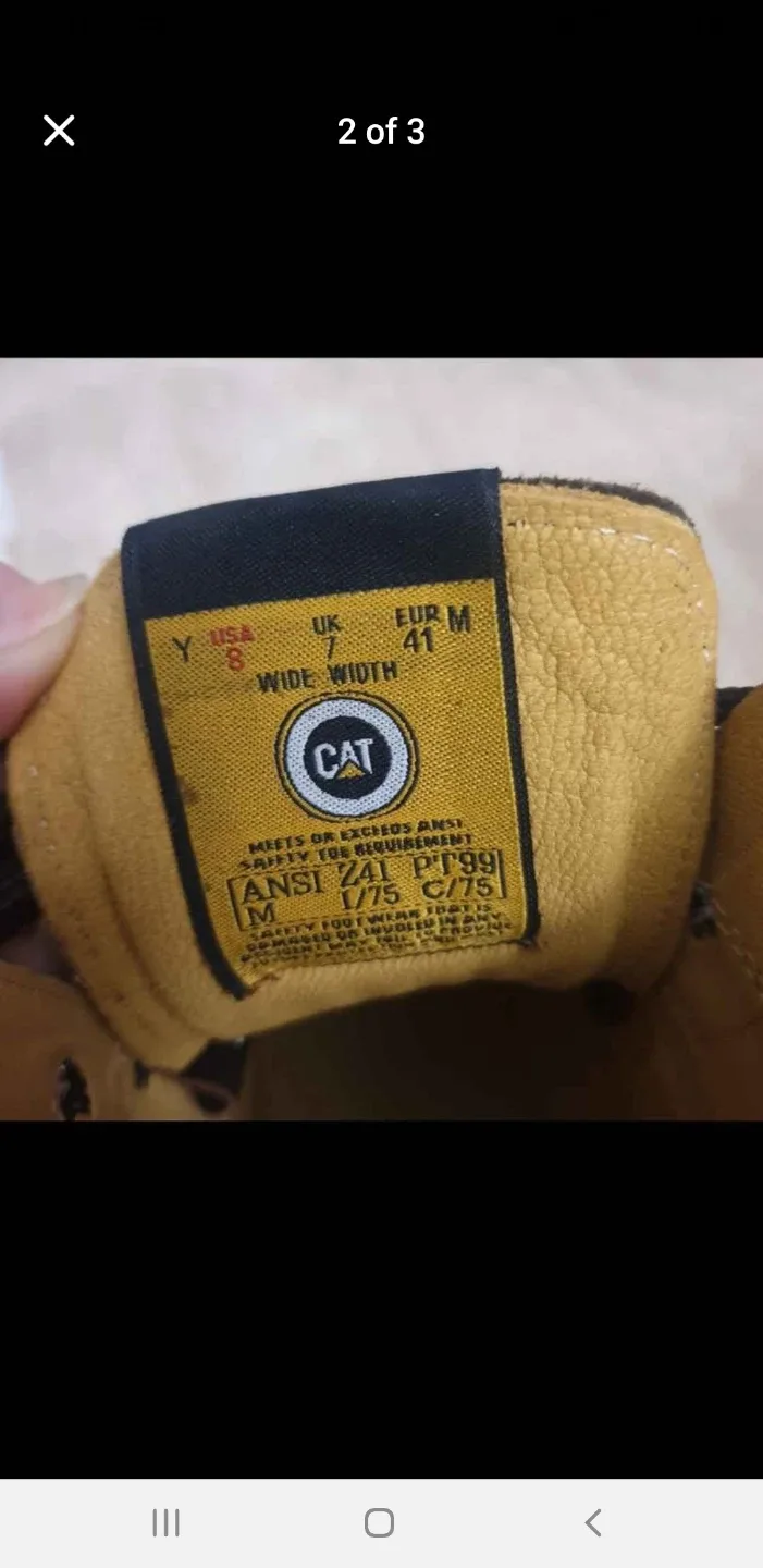 CAT Work Boots - Size 8 image indicator(5)