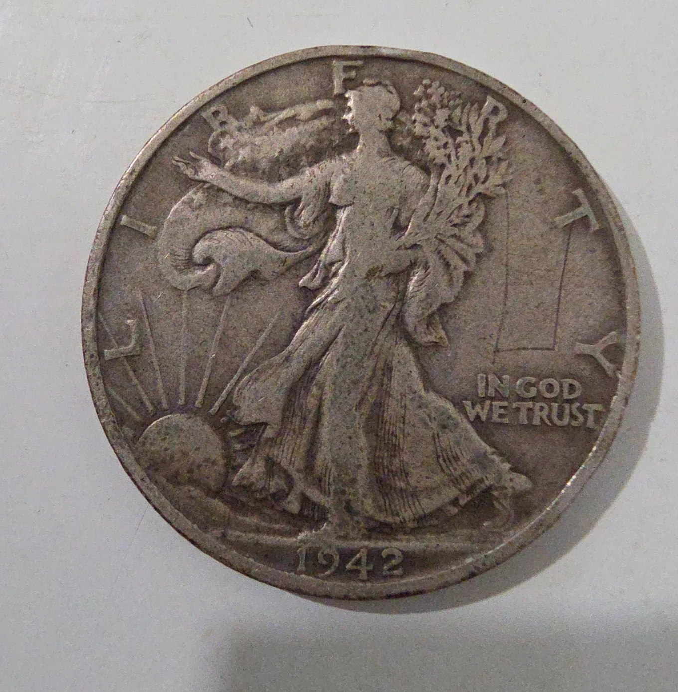 1942 Walking Liberty Half Dollar