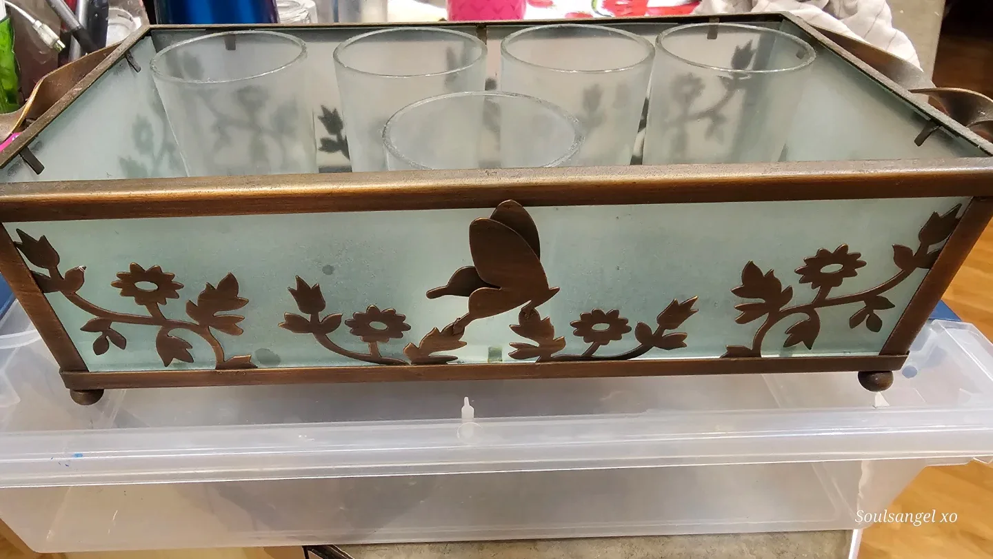 Partylite Floral Candle Holder