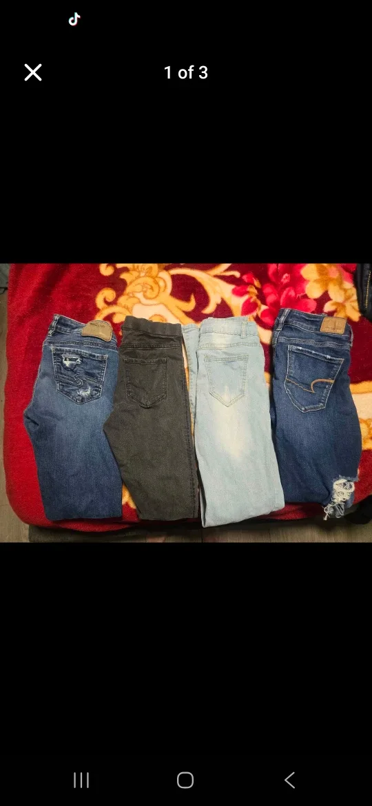 Lot of American Eagle & Silver Jeans