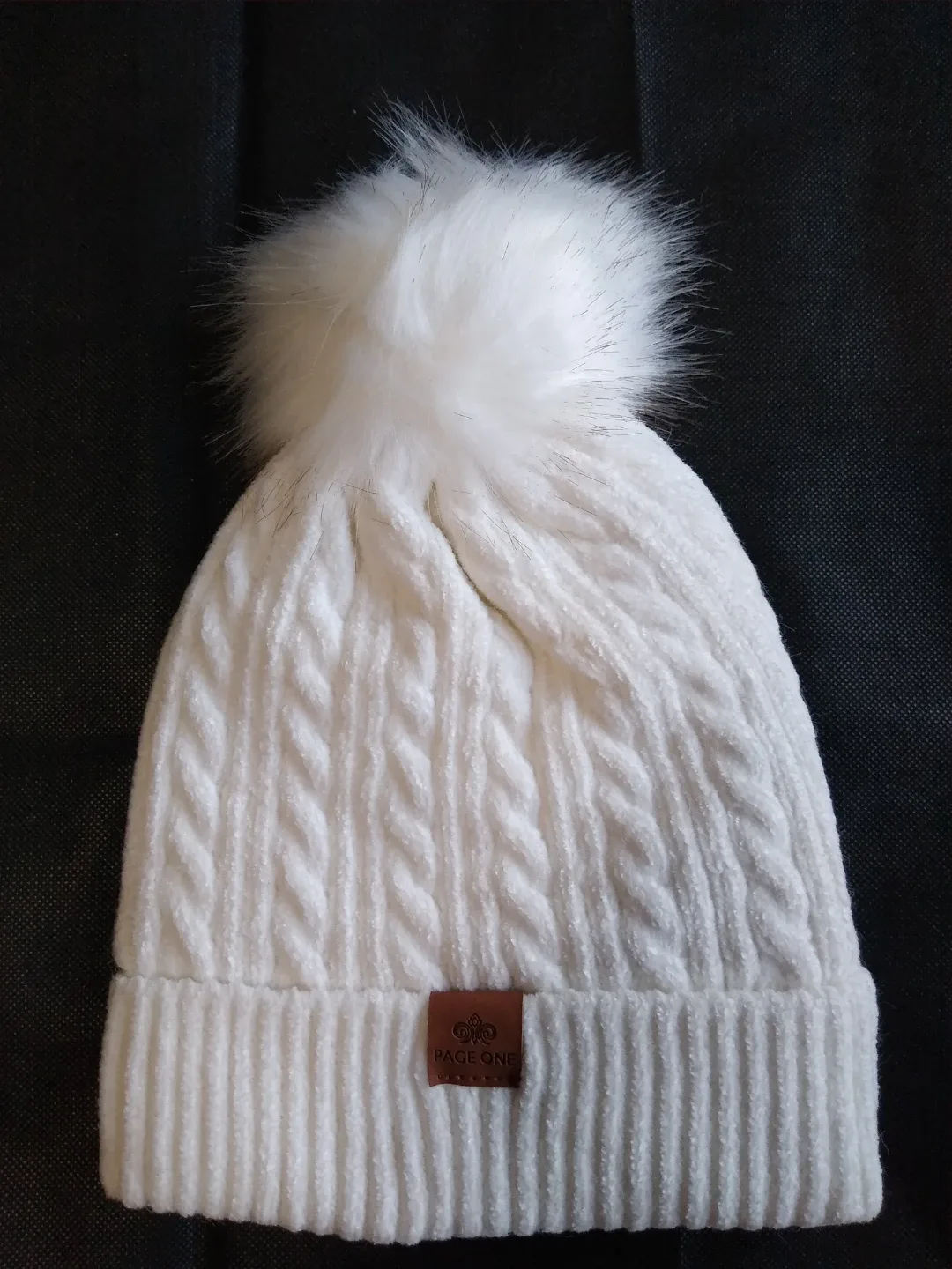 White Winter Beanie