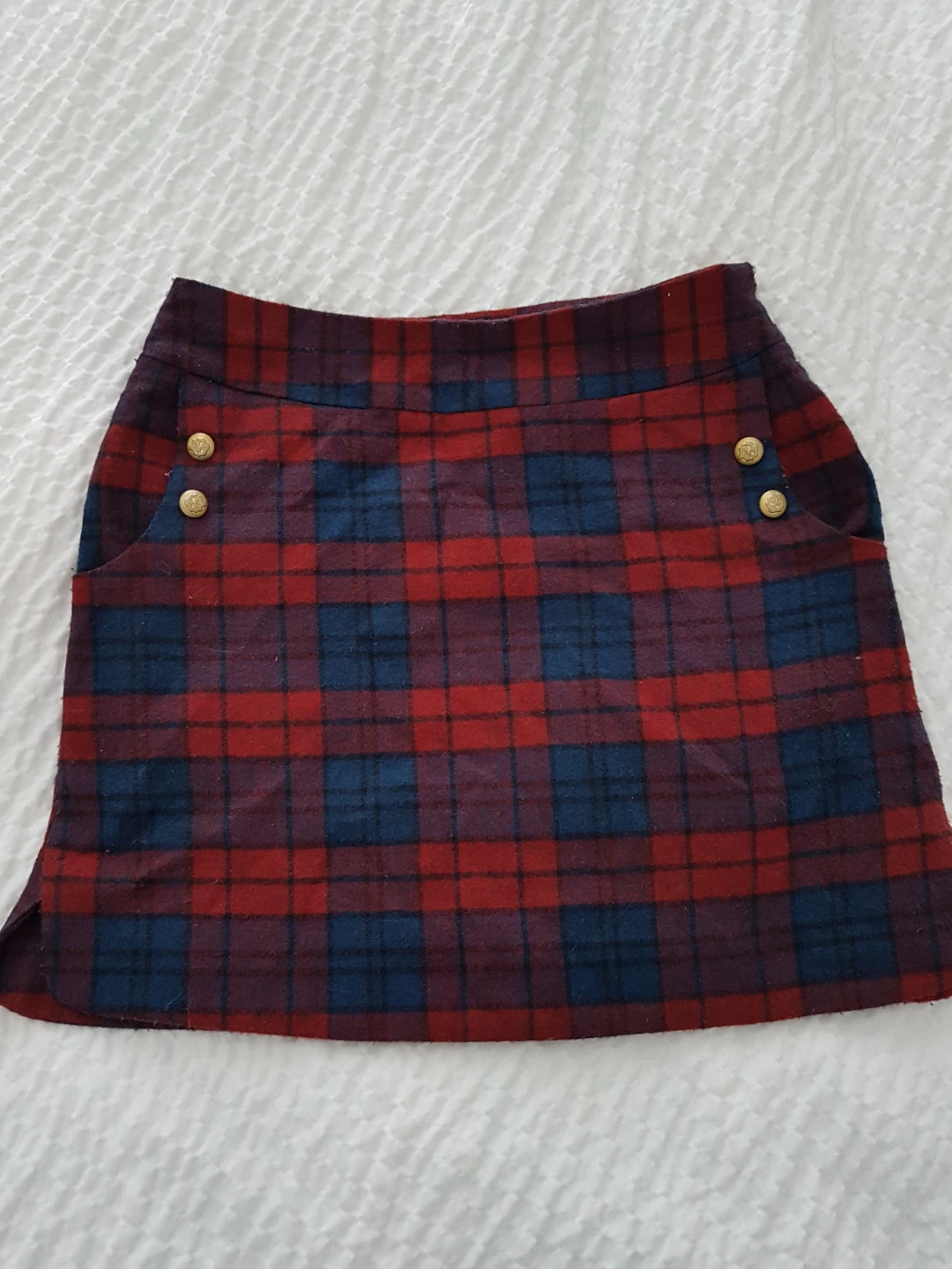Tartan Plaid Mini Skirt Size Small