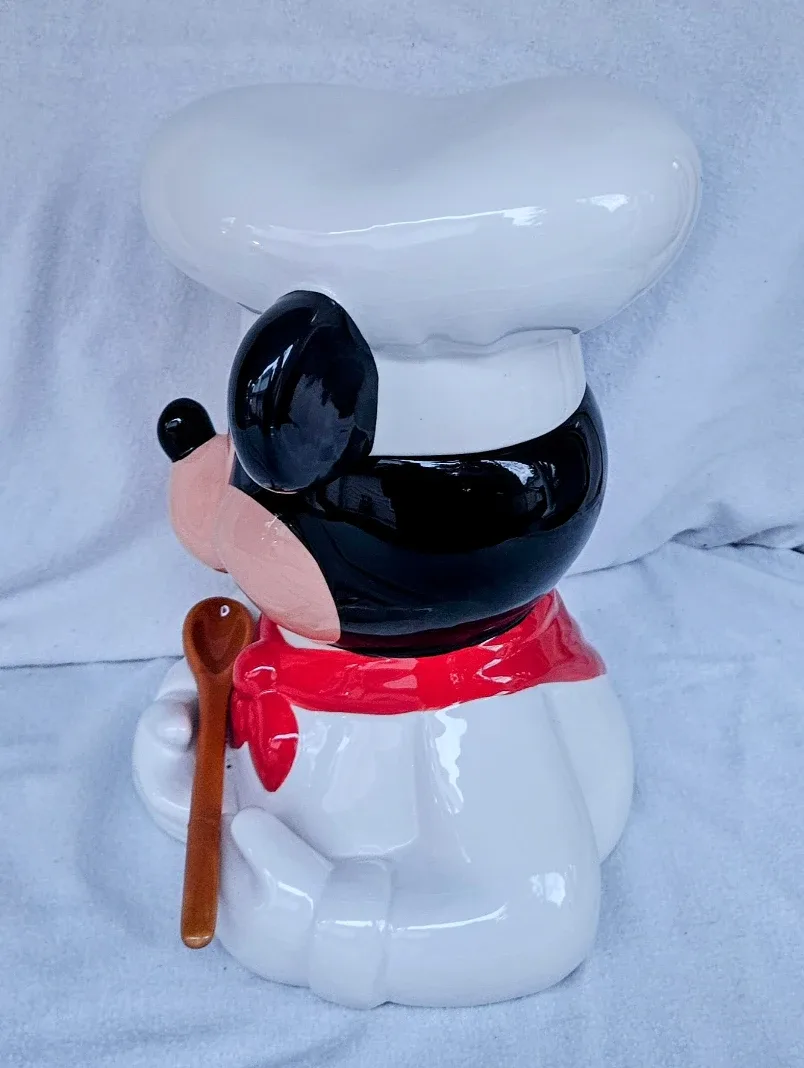 Disney Chef Mickey Mouse Cookie Jar designed by Enesco Mint image indicator(2)