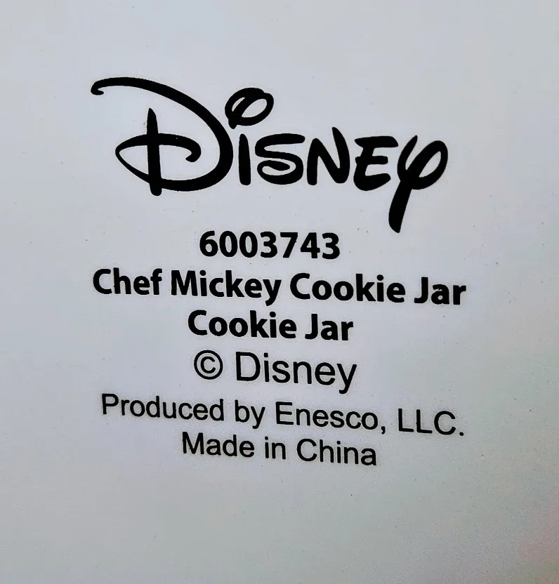 Disney Chef Mickey Mouse Cookie Jar designed by Enesco Mint image indicator(8)
