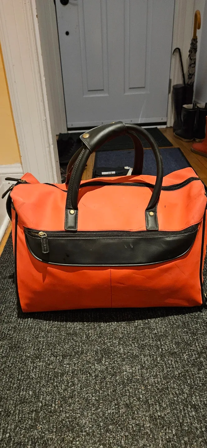 Red Rolling Duffel Bag