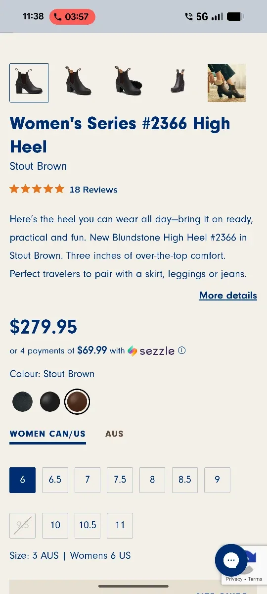 Blundstone High Heel Leather Boots image indicator(5)