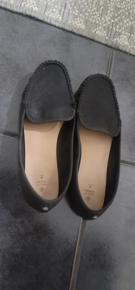 Call It Spring Black Loafers