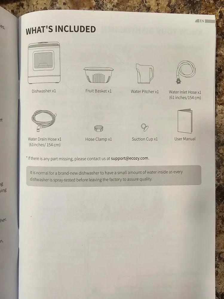 Dishwasher image indicator(9)
