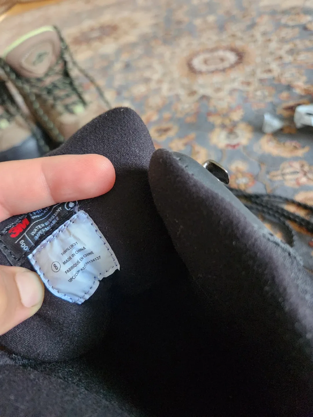 George Black Winter Boots - Size 8