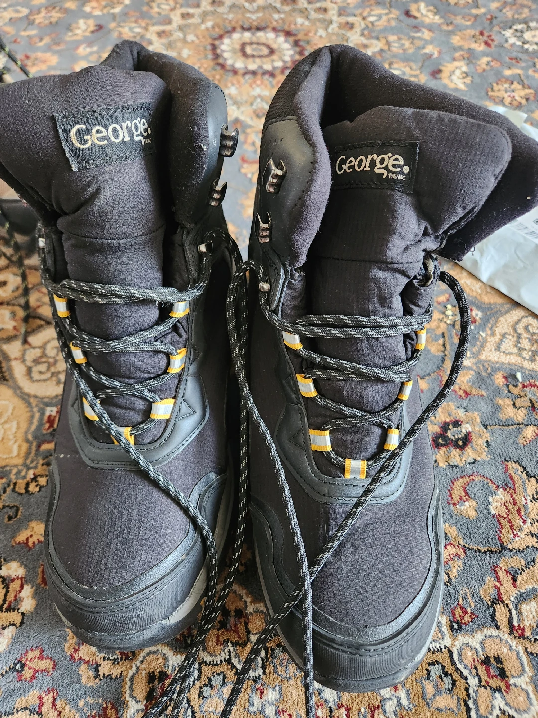 George Black Winter Boots - Size 8 - photo 2