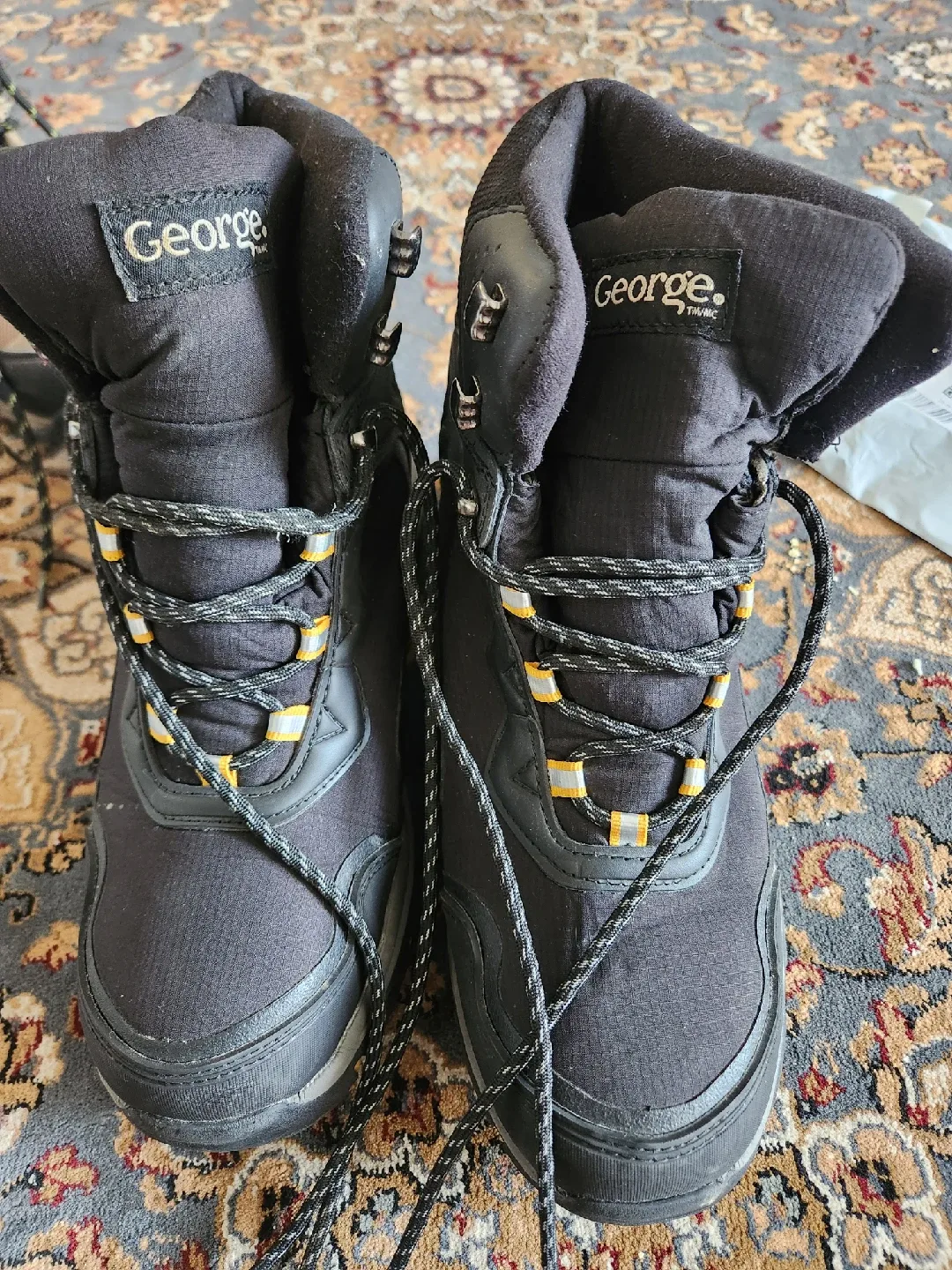 George Black Winter Boots - Size 8 image indicator(2)