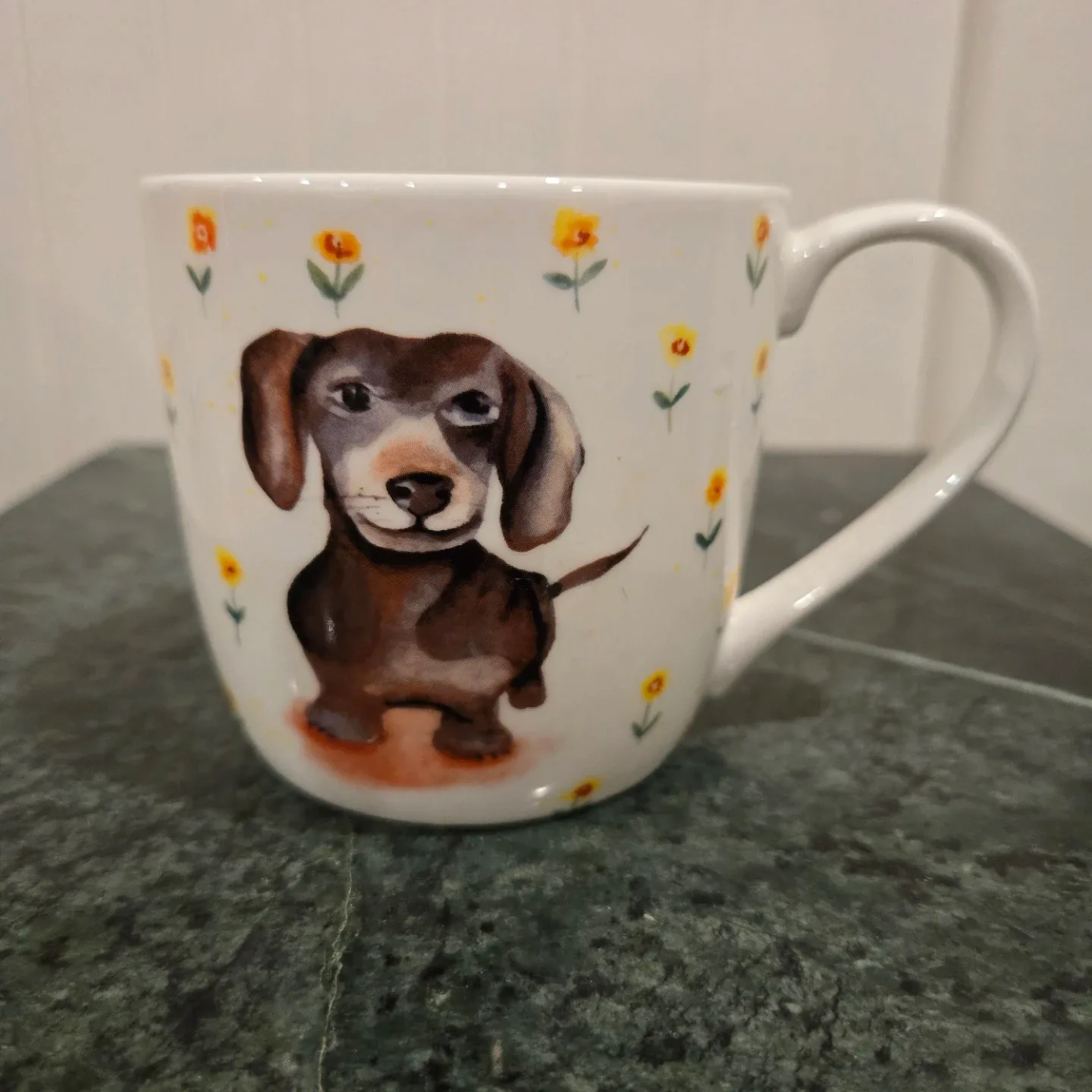 2 sided Daschund Mug by Rose of England image indicator(2)