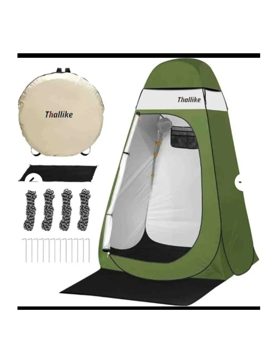 New Thallike Upgrade Pop Up Privacy Shower Tent - Green