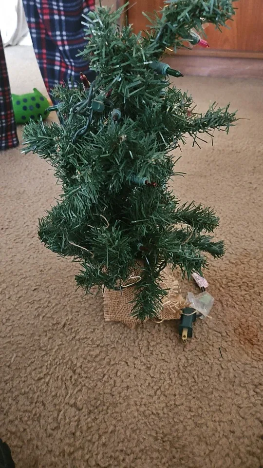 Miniature Artificial Christmas Tree