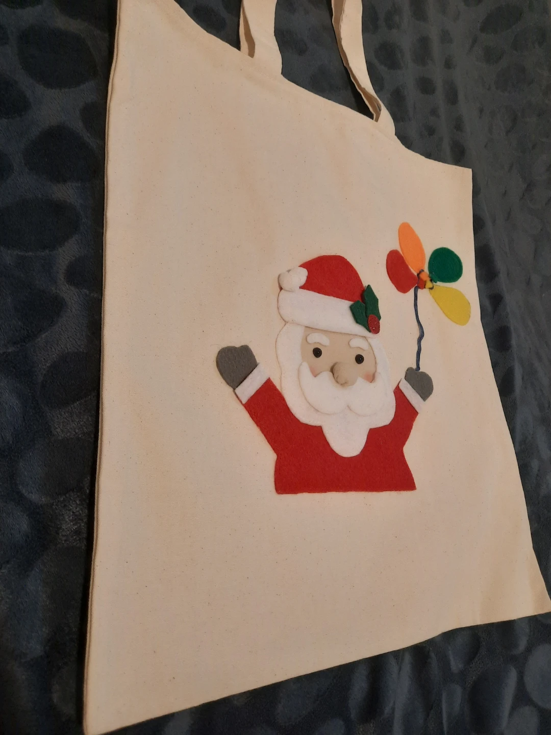 Surprise for buyer Handmade Santa Claus Tote Bags - photo 2