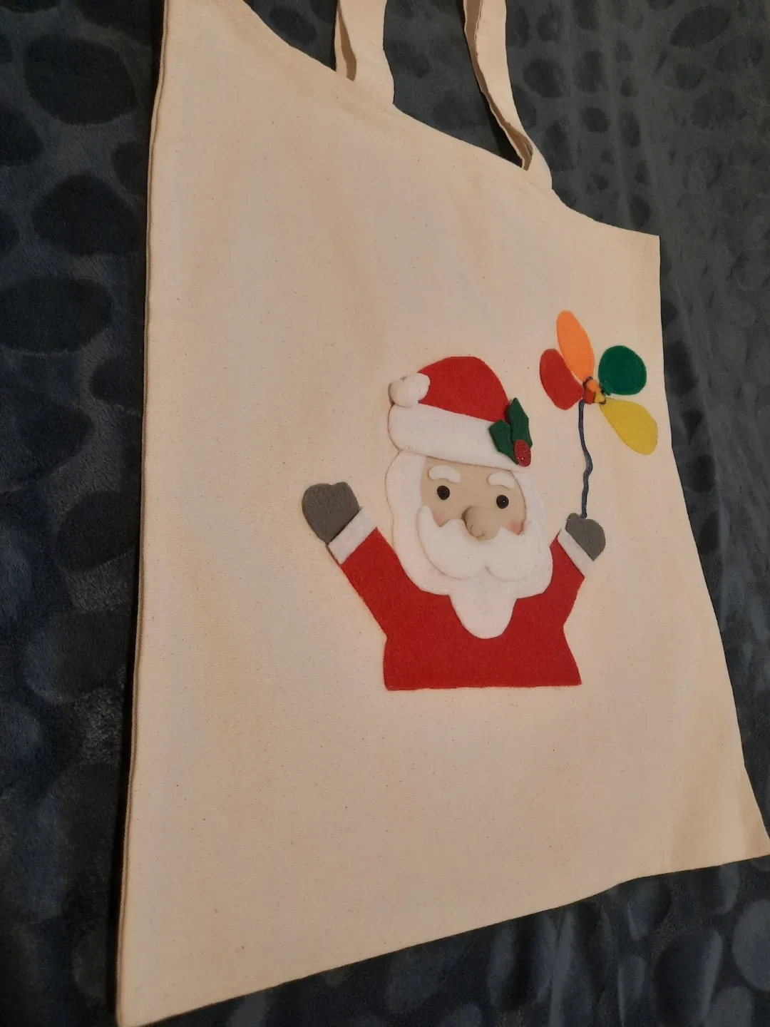 Handmade Santa Claus Tote Bags image indicator(2)