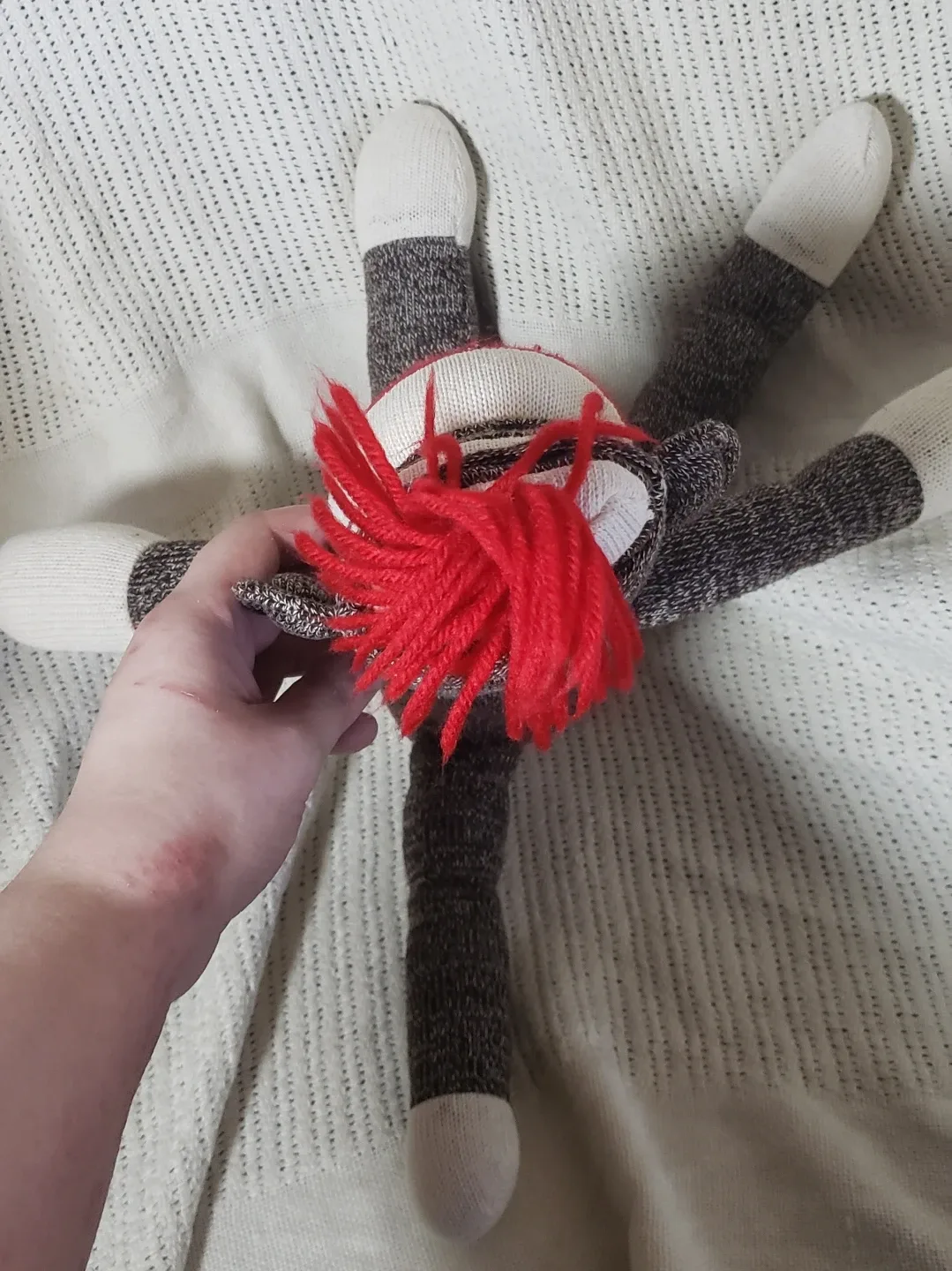 Sock Monkey Stuffed Animals - 1 Medium and 1 Small image indicator(4)
