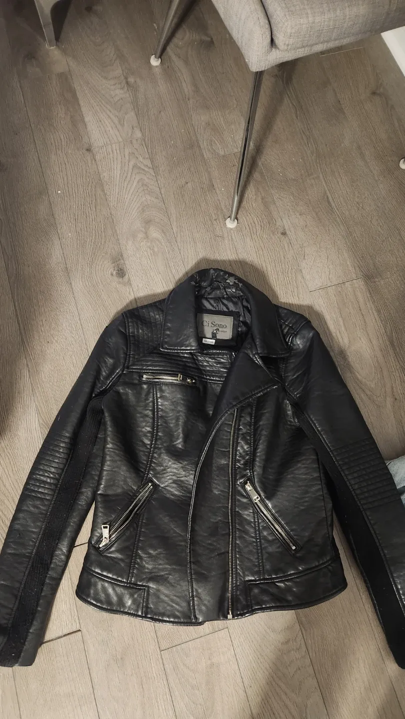 Ci Sono Black vegan Jacket - Size L image indicator(2)
