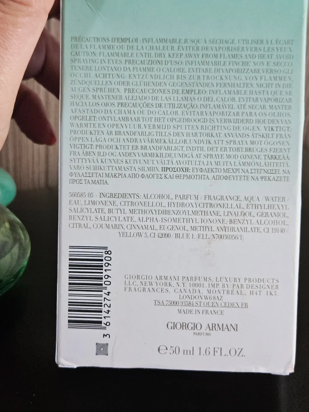 Giorgio Armani Acqua di Gioia 50 ml image indicator(8)