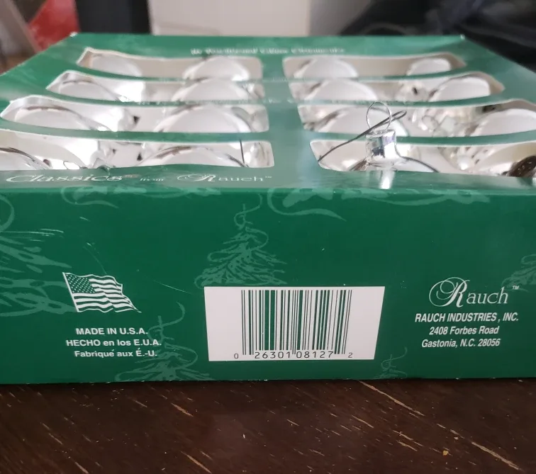 Rauch Glass Ornaments - 15 Traditional Silver Balls image indicator(2)