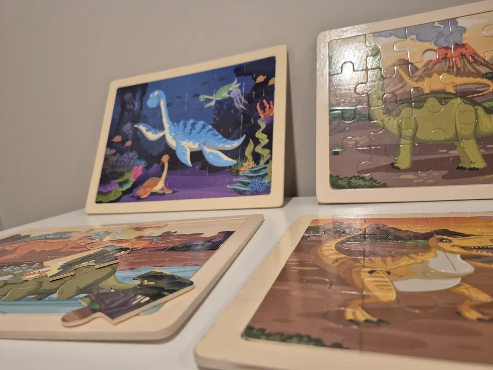 Dinosaur Wooden Puzzles (Set of 4) image indicator(3)
