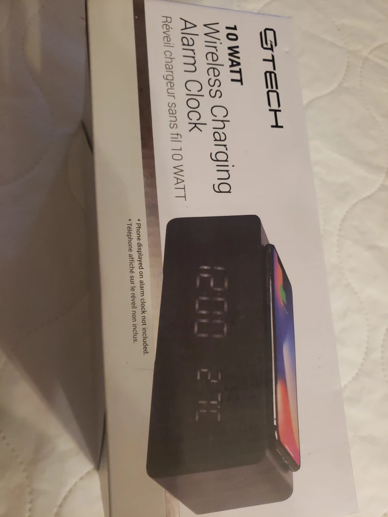 New S-Tech 10W Wireless Charging Alarm Clock