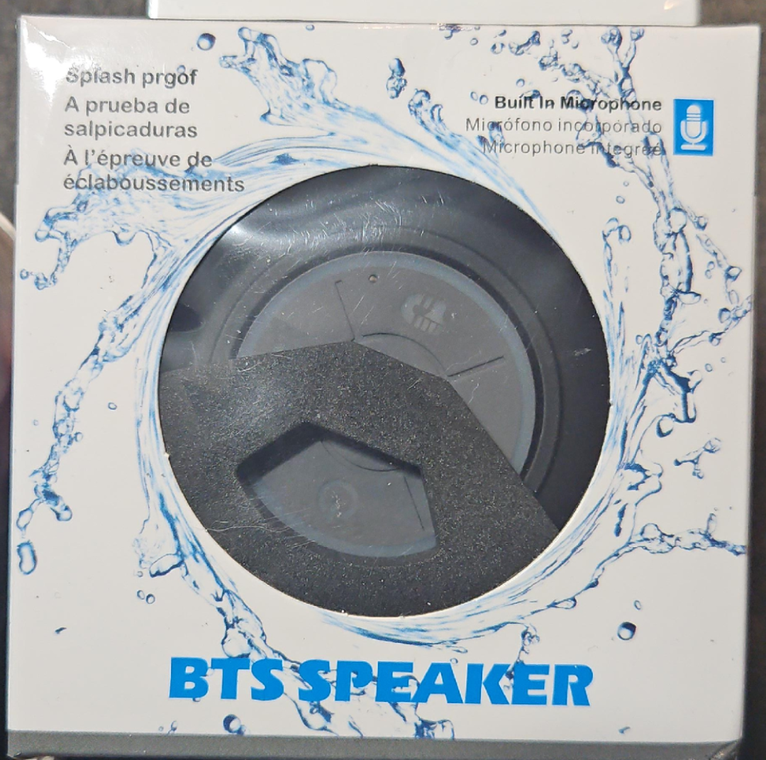 BTS Speaker - Splashproof with Built-in Mic