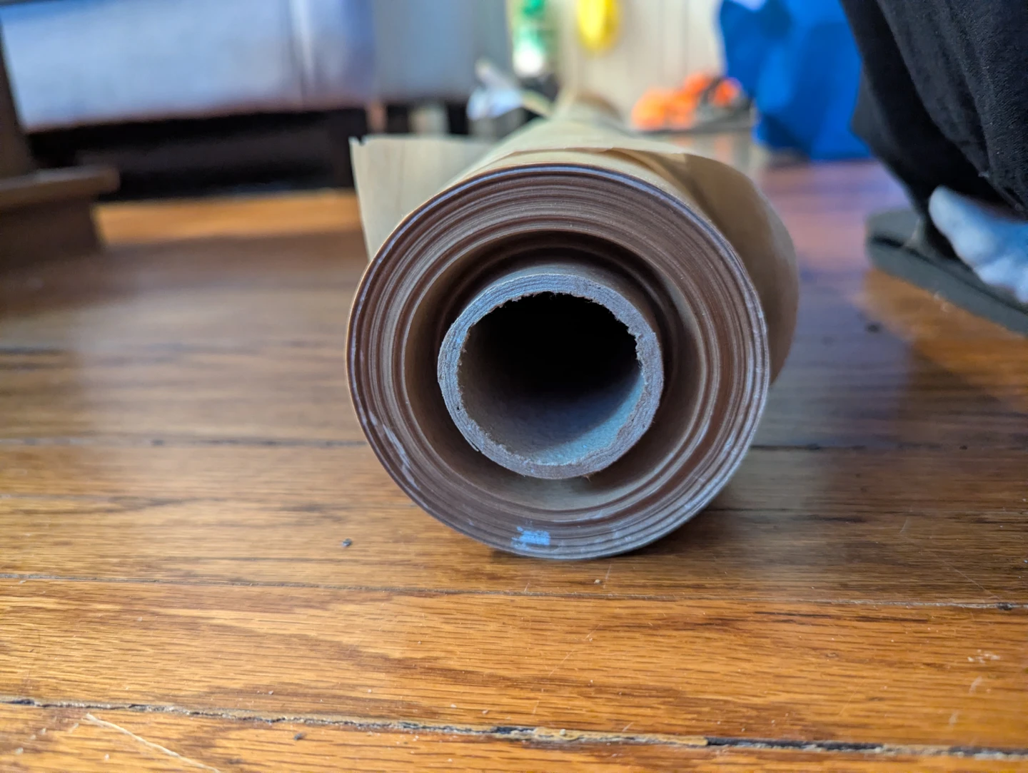 Natural Waxed Kraft Paper Roll 31cm x 76.2m - photo 2
